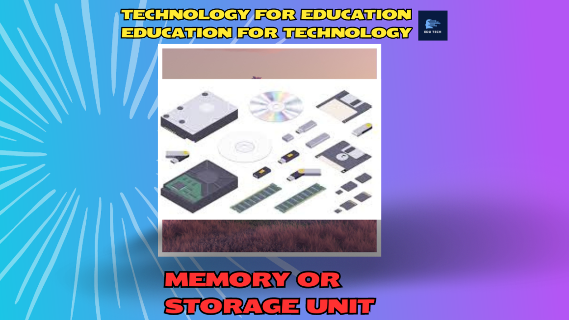 Some Important points on Computer Memory or Storage Unit